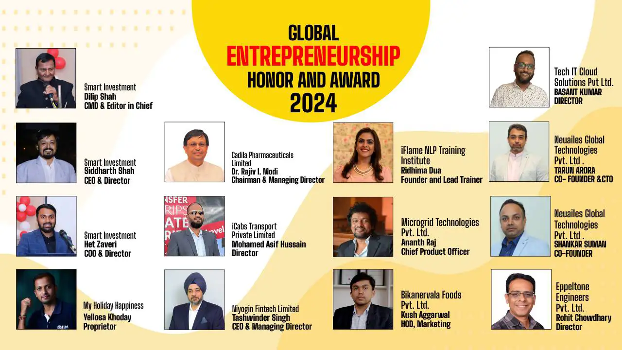 The "Global Entrepreneurship Honor and Award 2024" by the Corporate Connect